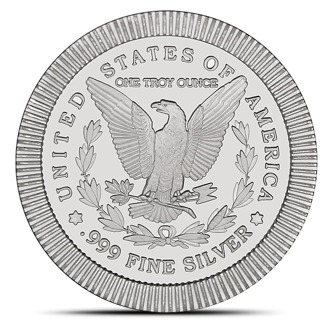 1 Oz SilverTowne Morgan Stackable Silver Round