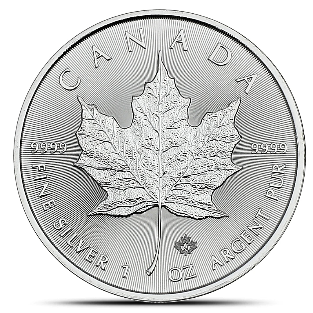2024 - 1 Oz - Canadian Silver Maple Leaf