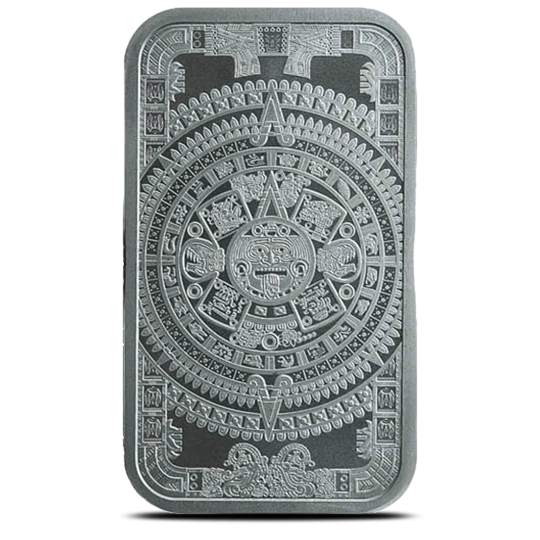 1 Oz Silver Aztec Bar