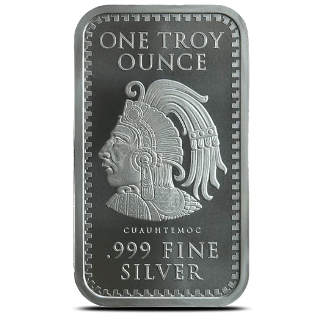 1 Oz Silver Aztec Bar