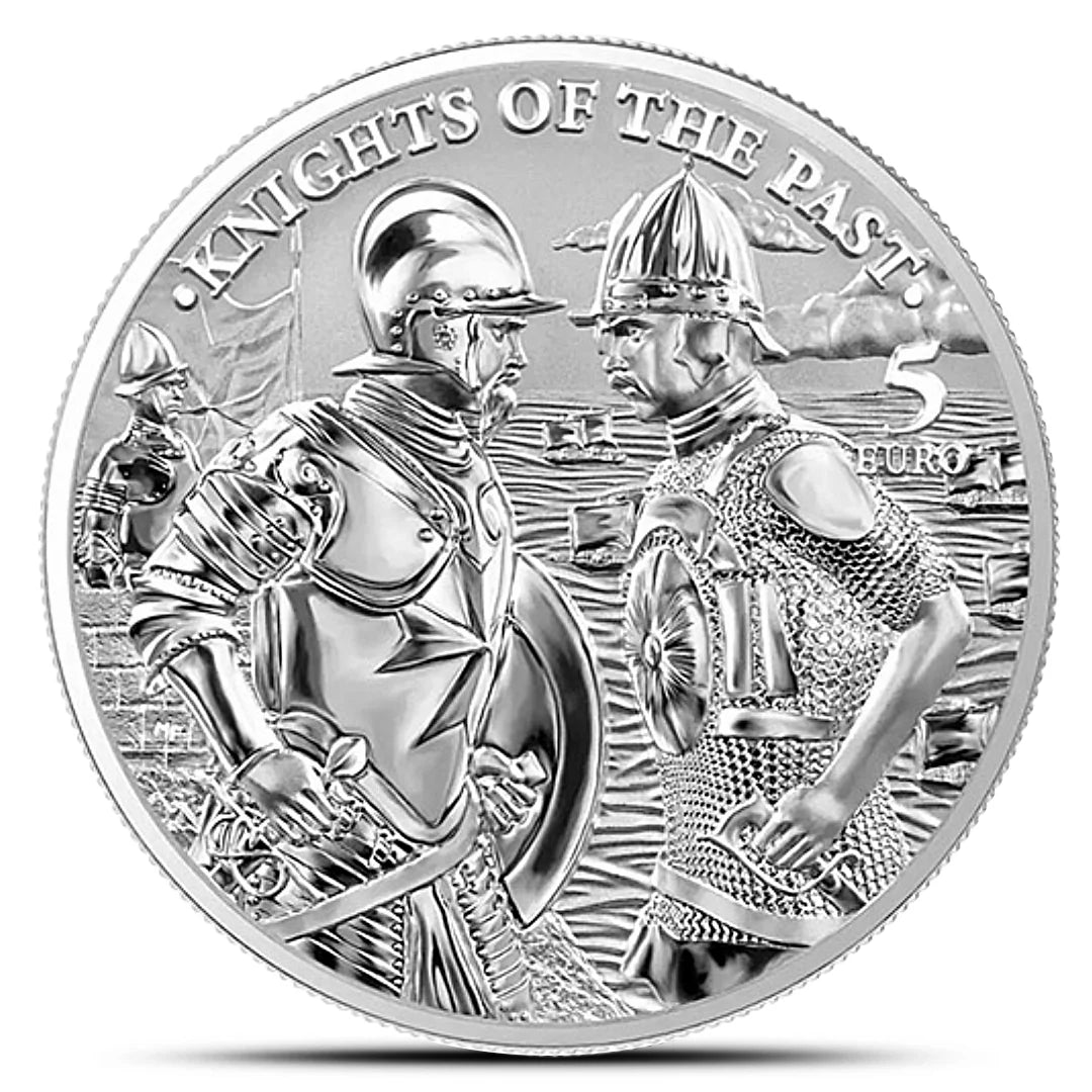 2022 - 1 Oz - Silver Malta Knights of the Past
